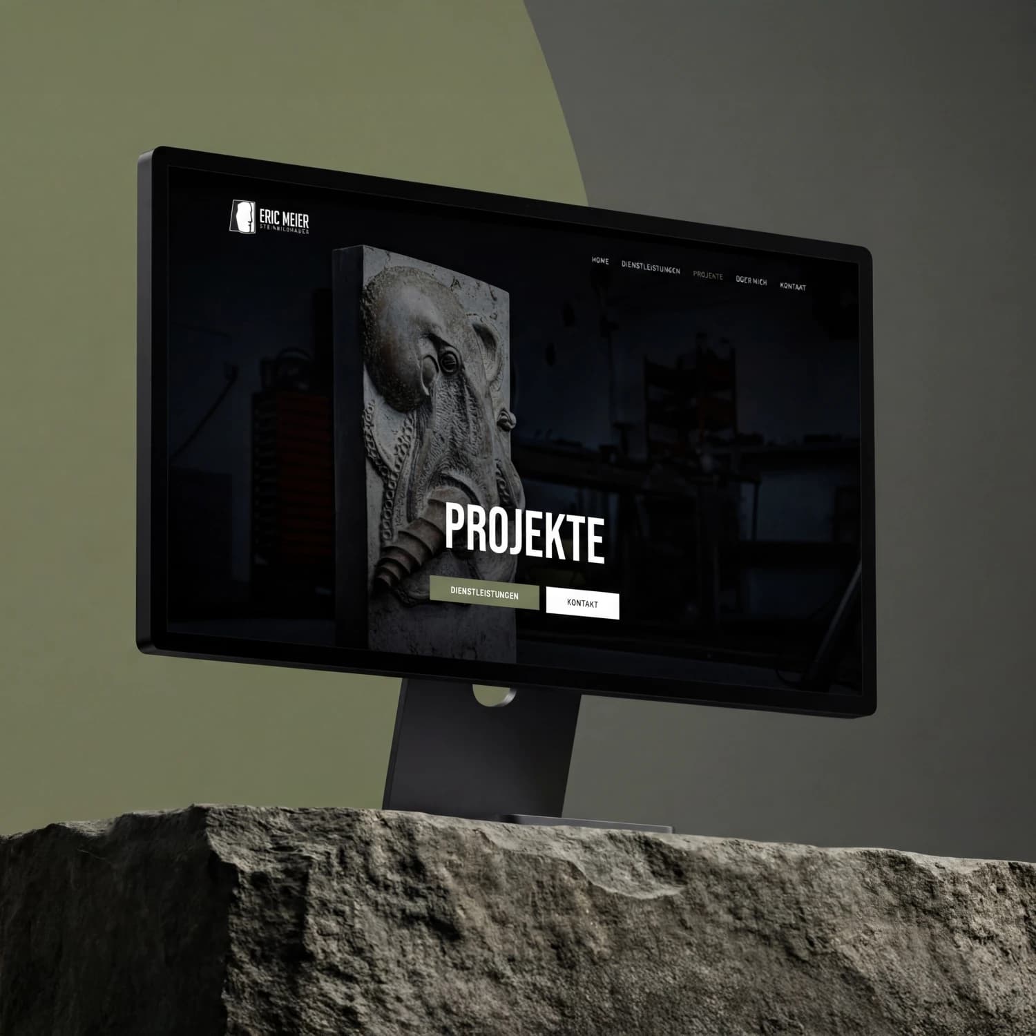 Eric Meier - Steinbildhauer – Webdesign Detailansicht 2