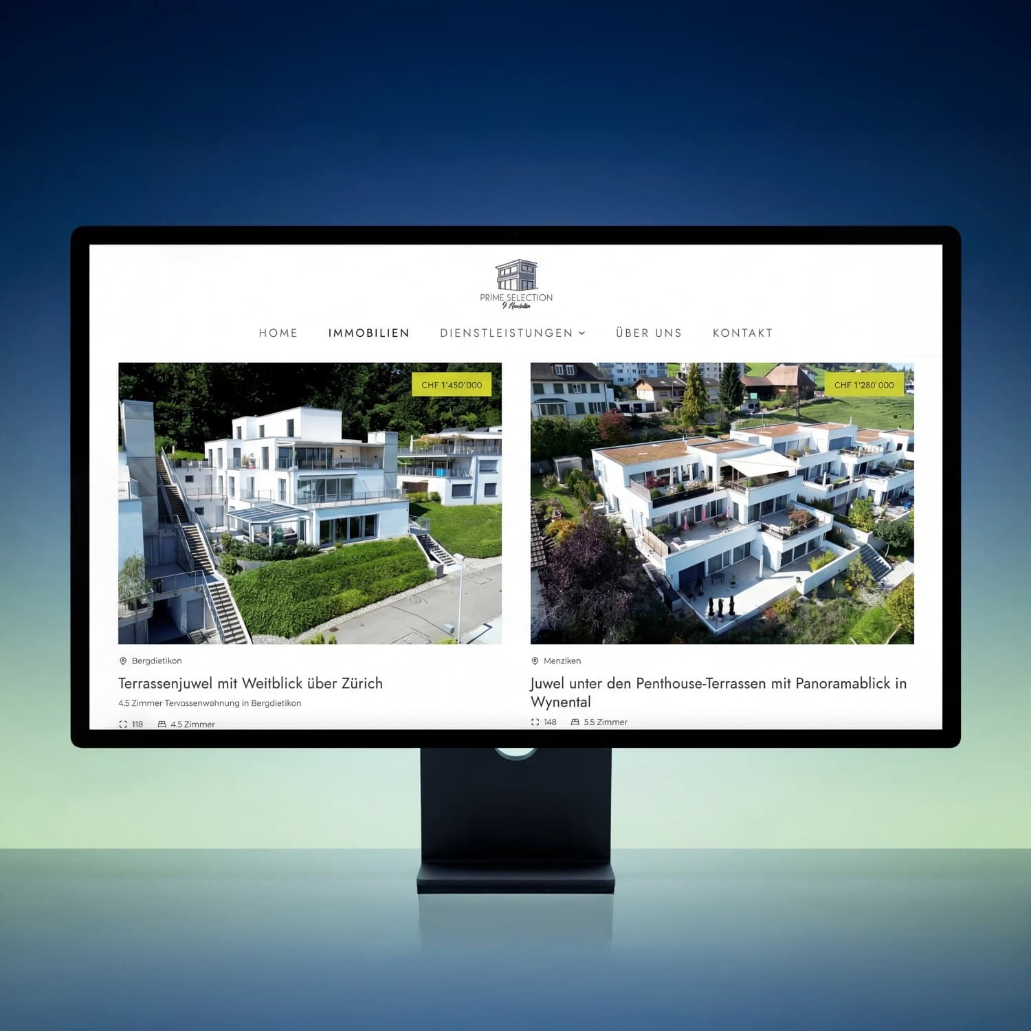 Primeselection – Webdesign Detailansicht 3