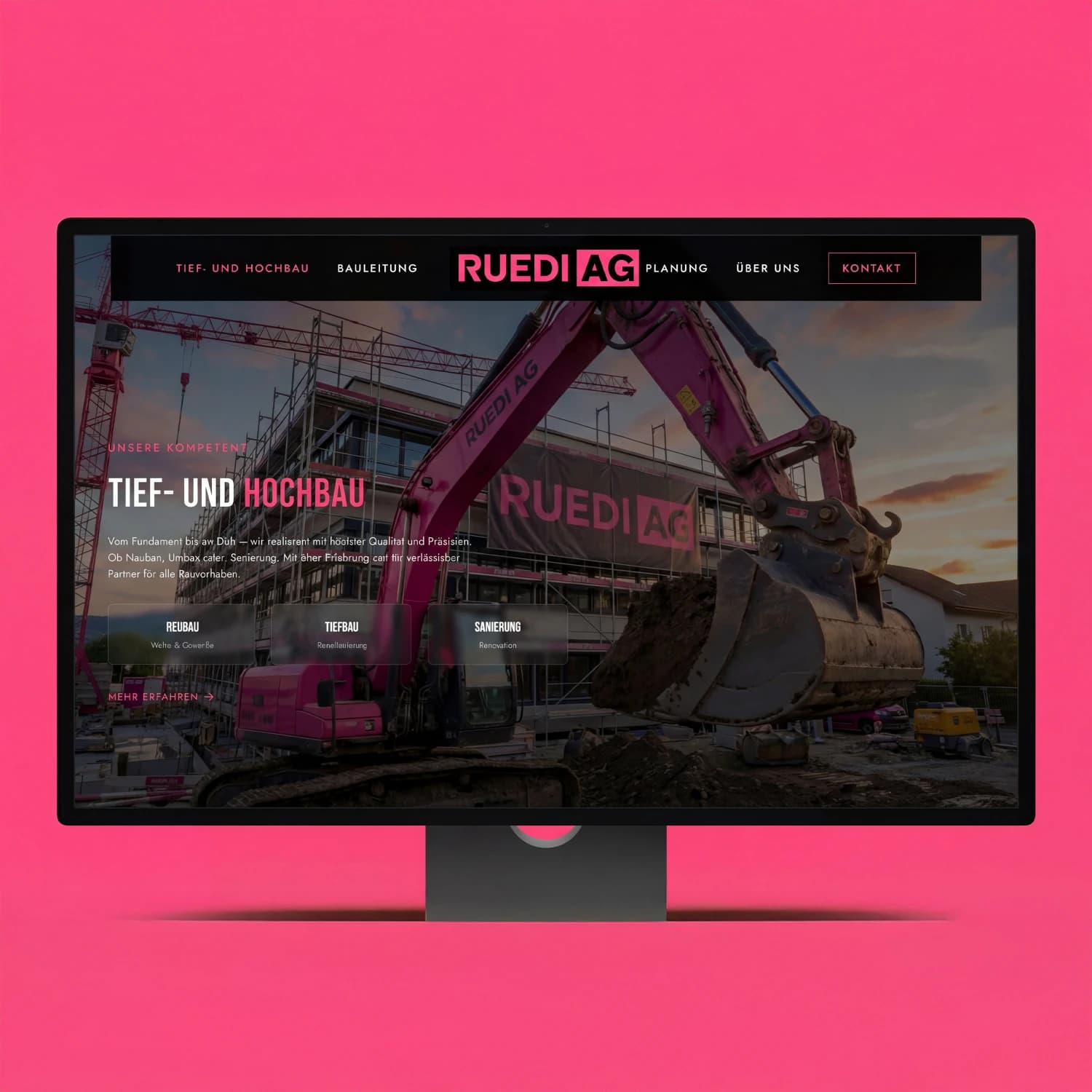 Ruedi AG – Webdesign Detailansicht 3