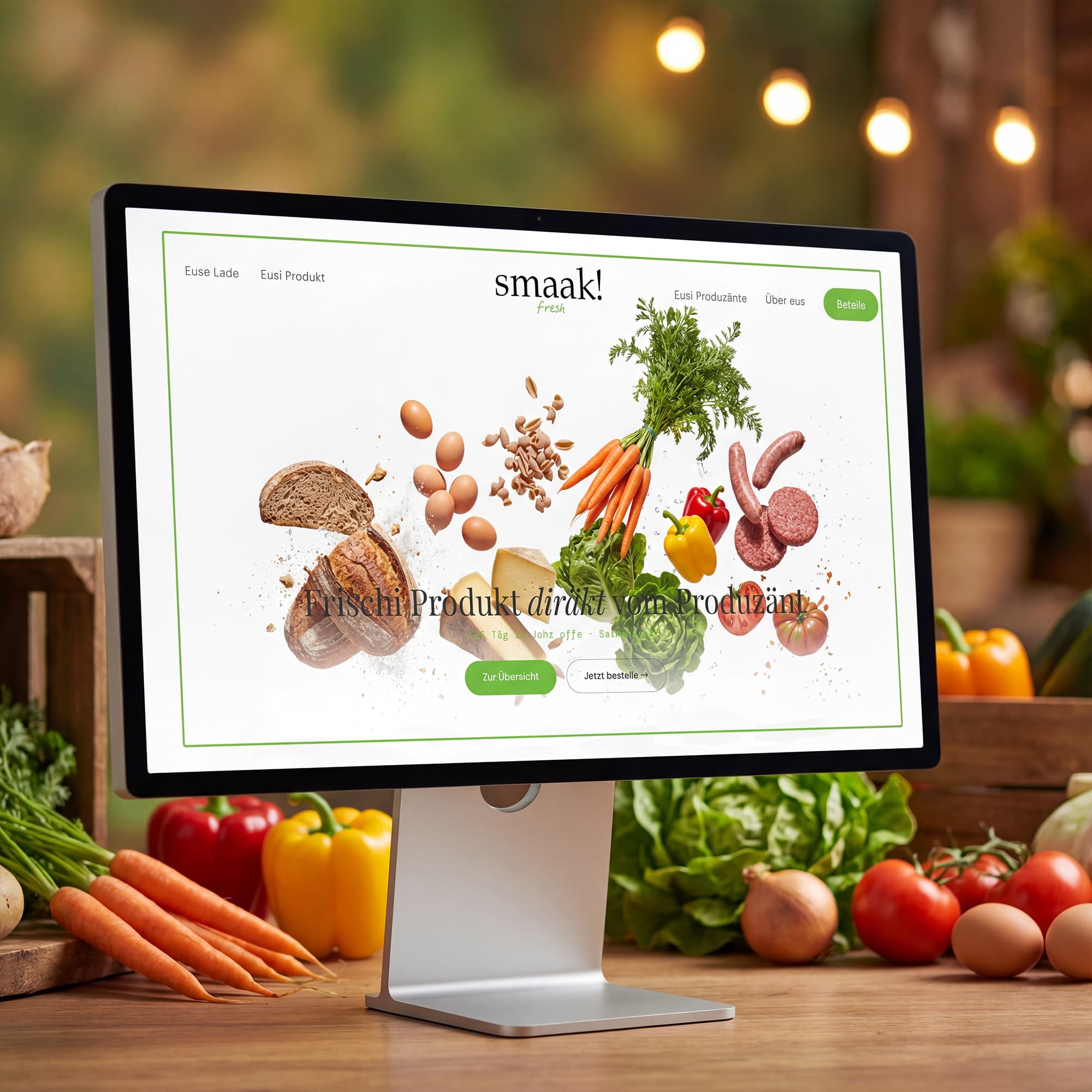 Webdesign-Projekt Smaak Fresh von Vlix